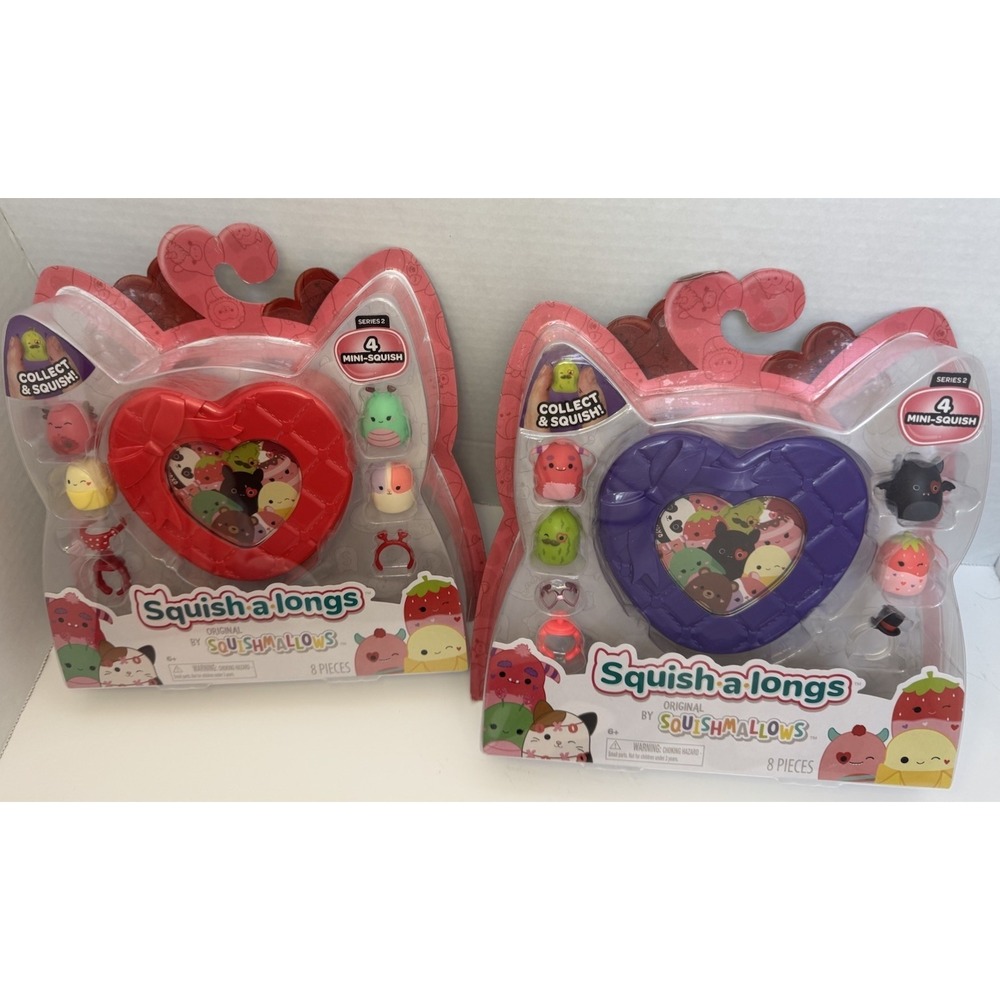 SQUISHMALLOWS SQUISH-A-LONGS - Series 2 - VALENTINE'S DAY  HIS & HERS